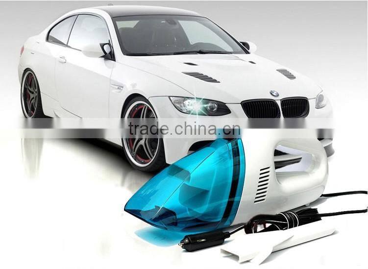 DC 12v portable easy handle car vacuum cleaner