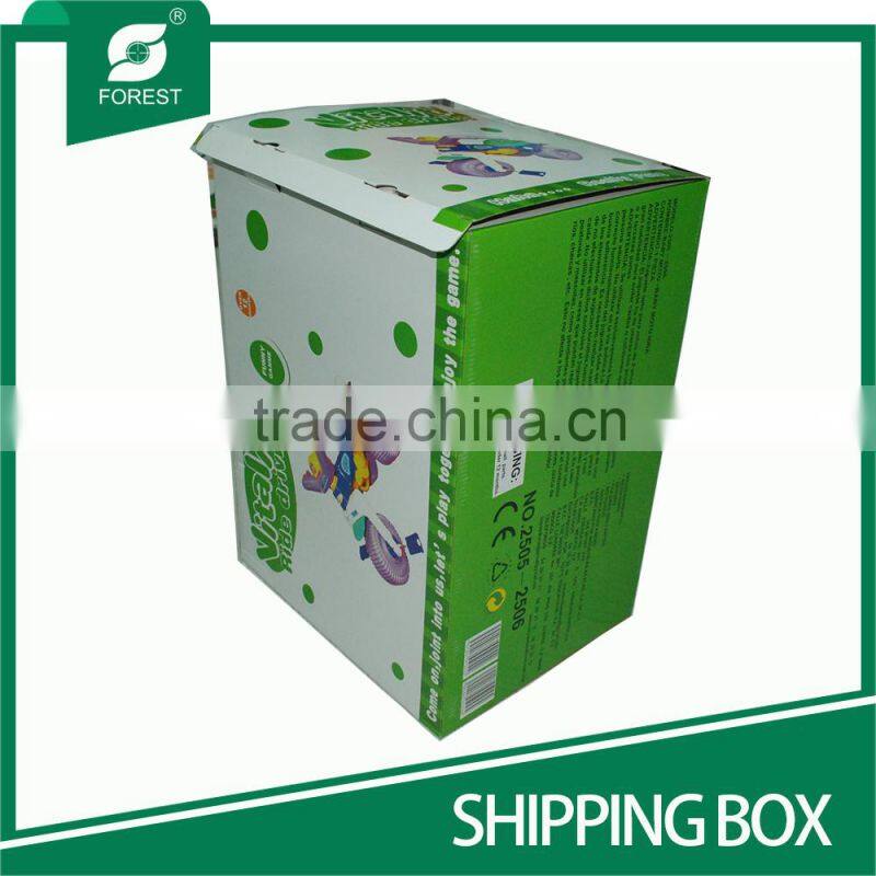 CMYK OFFSET PRINT CORRUGATED SHIPPING BOXES FOR PACKAGING TOYS