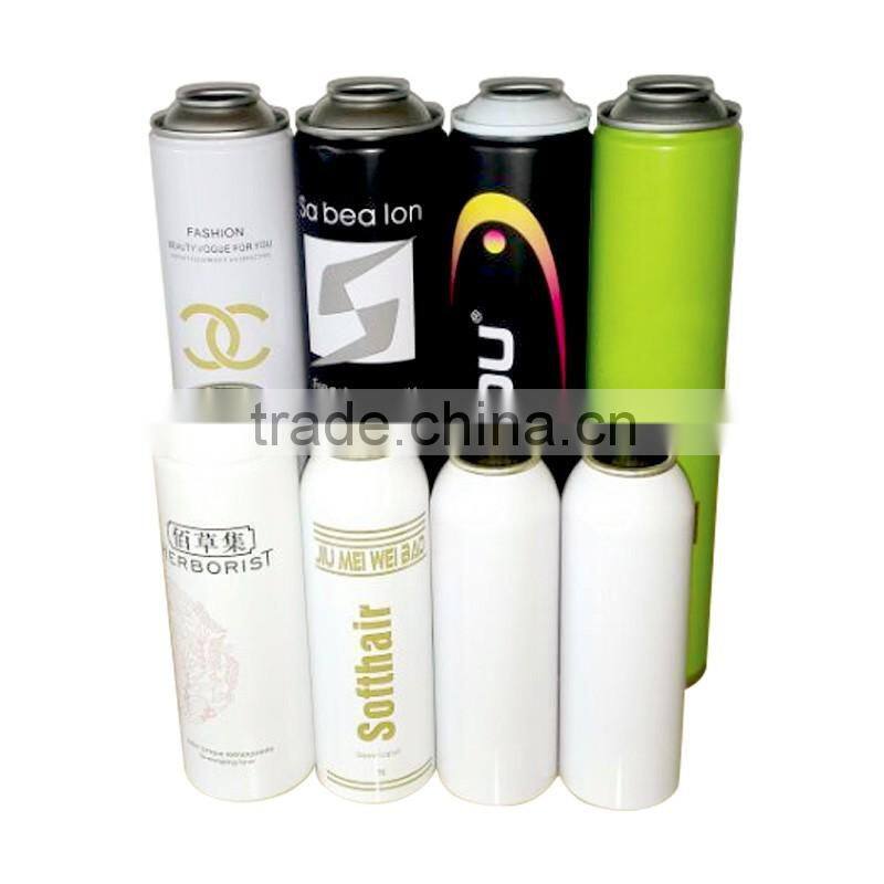 Wholesale good quality aerosol salon cans,hair spray tinplate cans