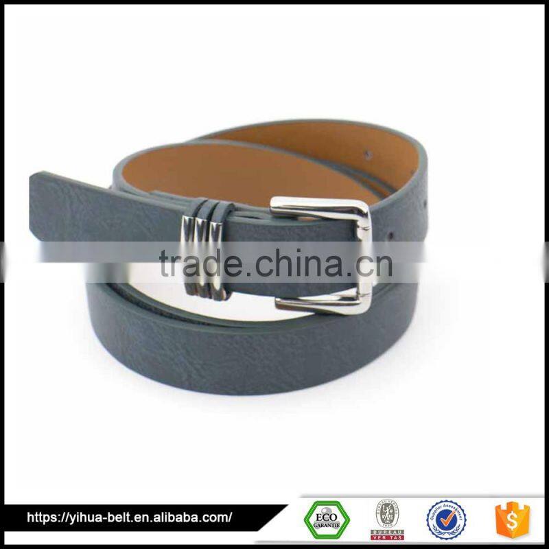 Customized women slimming belt fashion thin pu belt