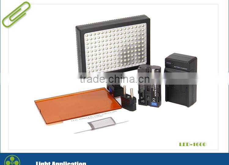Top Sales 160 LEDs Location Video Lighting Kit for Digital Video LED-1600