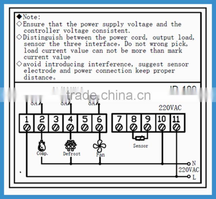 digital temperature controller JD-109