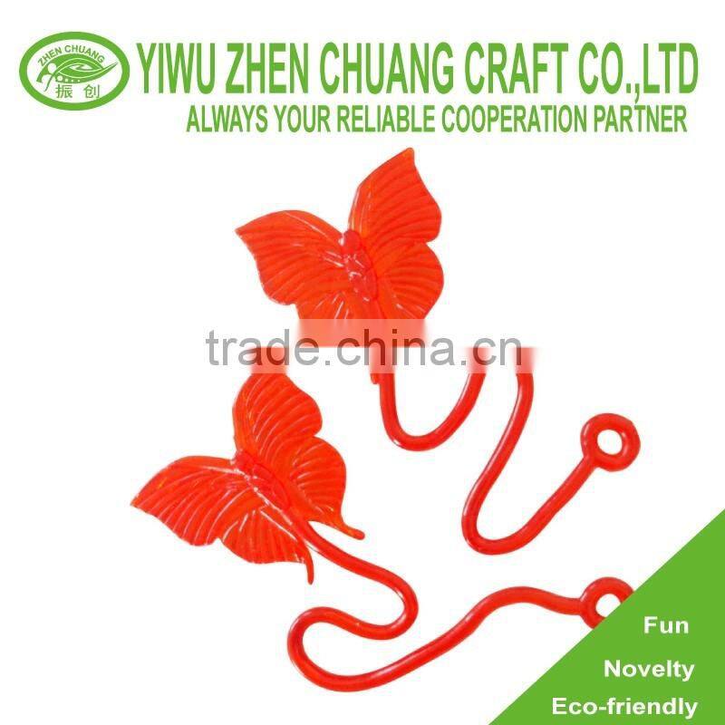 New TPR sticky butterfly toy