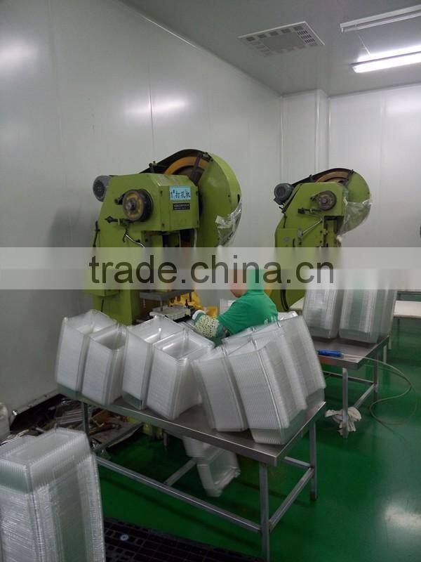rectangular pp plastic packing food tray with FDA certificate approved