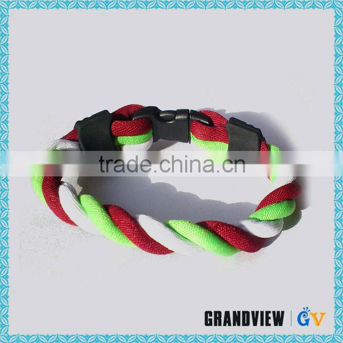 New design high quality green-red-white tornado sport necklace