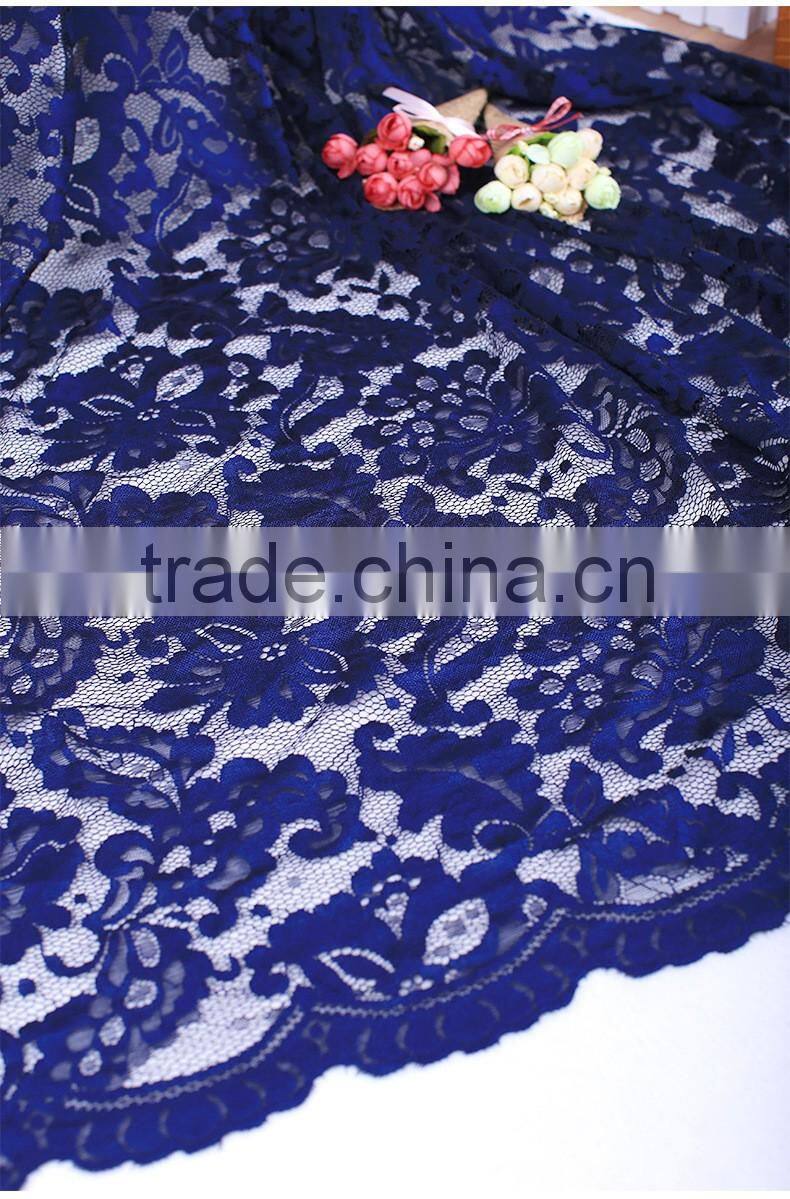Cotton Chinlon Lace Fabric for Wedding Dresses