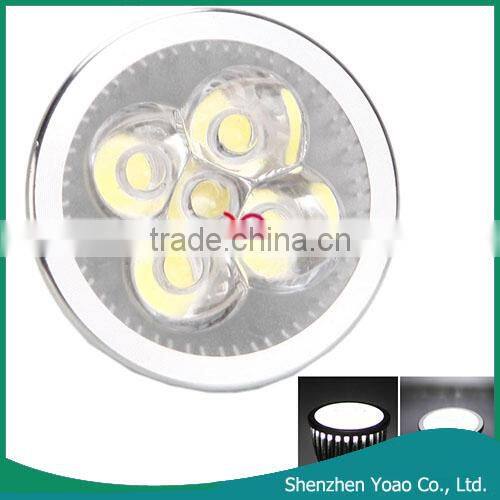 GU5.3 MR16 5x1W 12V 500LM 6000k White Light LED Sport Light
