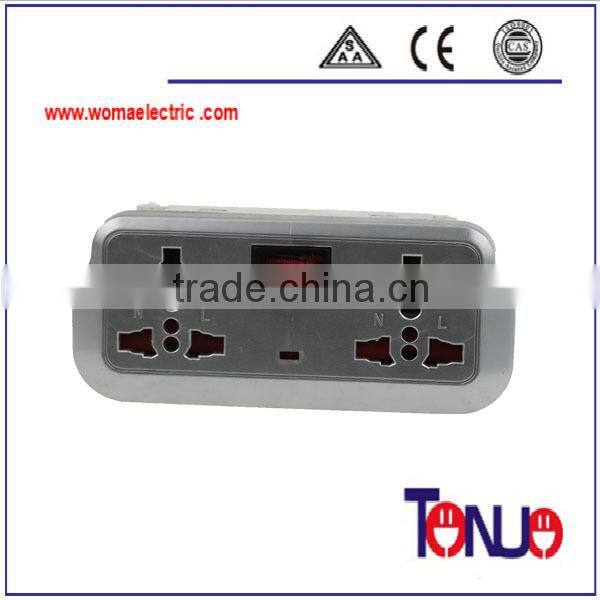 2 way multi travel plug socket