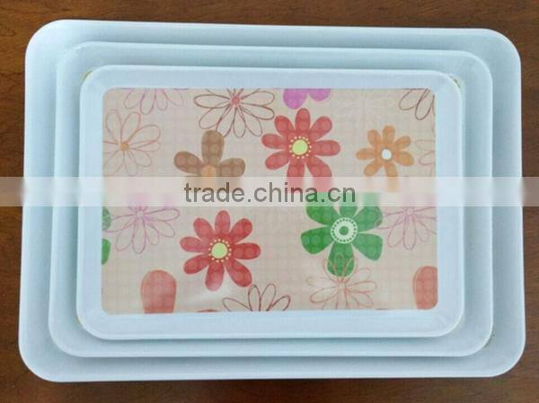 2015 fasional melamine serving tray