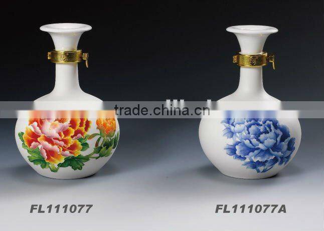 ceramic wine bottle , slef-glazed