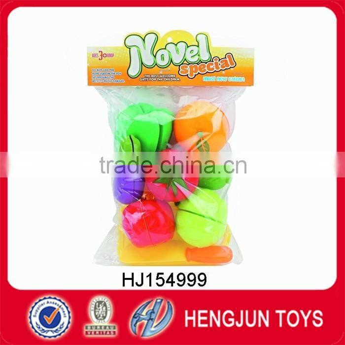 plastic cartoon spell cut toy pizza toy for kids