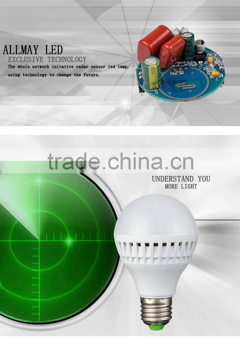 Popular in Europe Superior quality microwave sensor LED bulb light