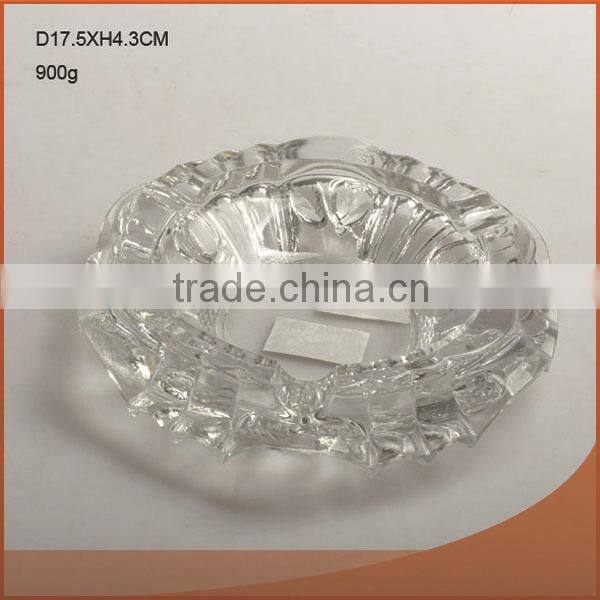 square glass ashtray