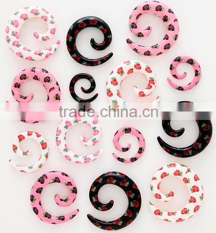 Fashion Cheat Ear Plugs Fake Ear Tape Cheater Plugs ear piercing jewelry