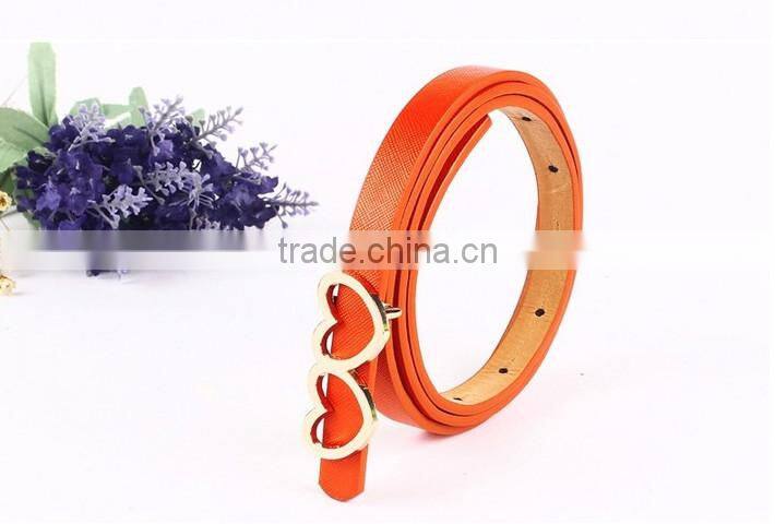 2015 Newest OEM design decorative women pu leather or leather belt