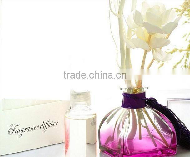 Most impressive Valentines' day novetly gift sets many colors of aroma diffuser with hand made flower and wood sticks