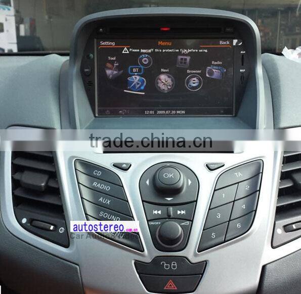 7 inch Car Stereo GPS Navigation Headunit Autoradio Multimedia Dash DVD for FordFiesta 2008-2012