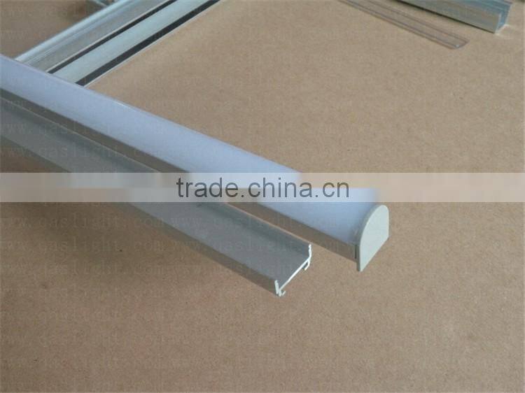 QS-A57 19x19mm LED Aluminium Profile With Flange Used For Pendant light