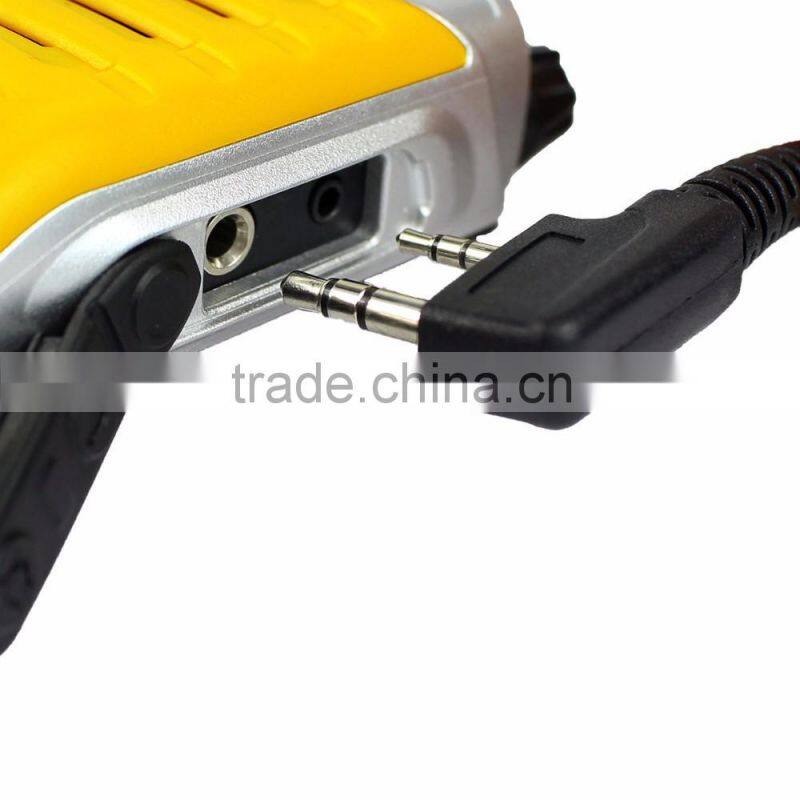 Retevis RT7 Walkie-Talkie 2-Way Radio 5W 16 CH UHF 400-470MHz 3.7V yellow