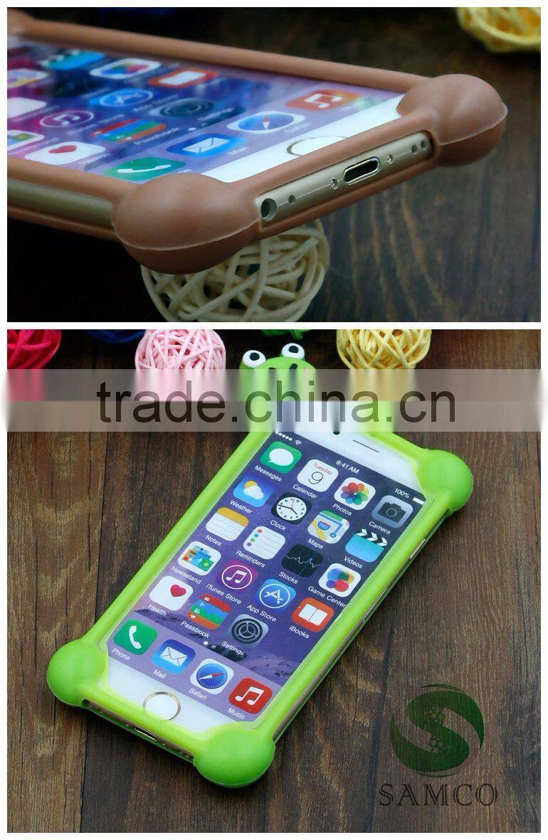 Samco Cute Doraemon Universal Silicone Frame Bumper Cover Case for Vivo Y51