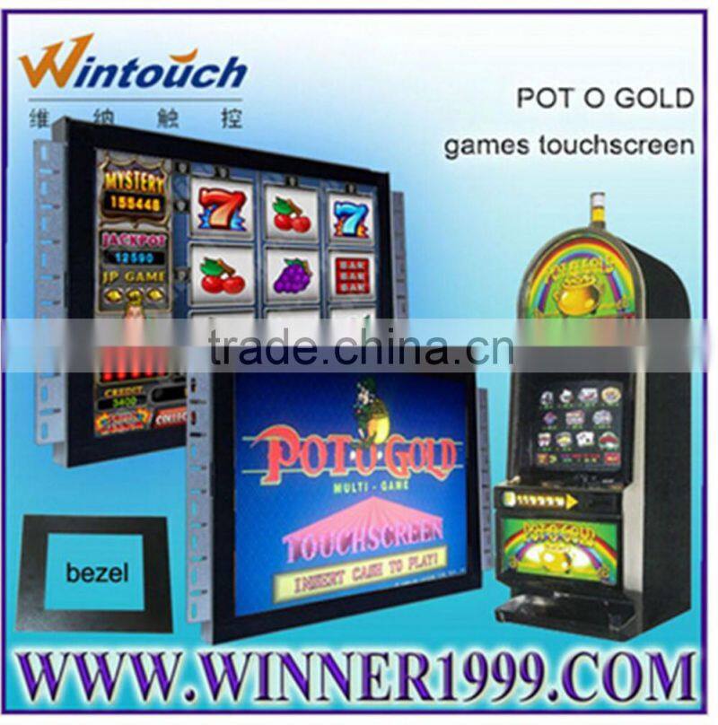 19"open frame lcd touch screen monitor for gaming machine Touch screen monitor for casino gaming machine wintouch