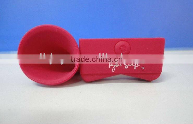 top selling portable silicone micro speaker for mobile phone