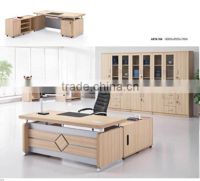 M016 Furniture modern wood computer desk and wardrobe