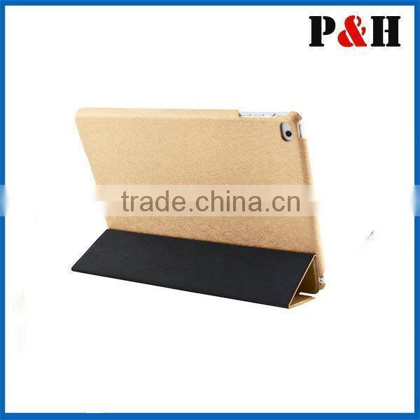 2015 New Sublimation Leather Tablet Cover Case For iPad 6 with factory price