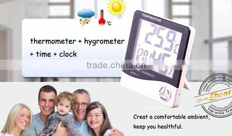 Newest LCD Digital Room Thermometer for Temperature, humidity with Alarm Function