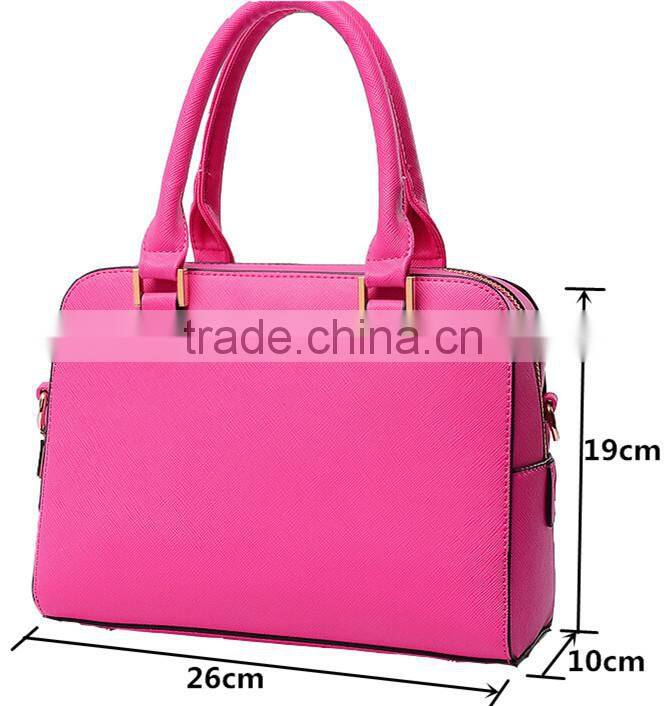 2pcs PU Leather Handbag Set Latest Styles Ladies Handbag