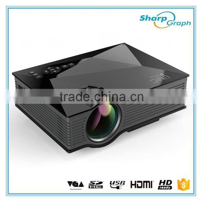 2016 UNIC Mini HDMI LED Digital Wifi Proyectores UC46 Mobile Phone Home Small Video Projector