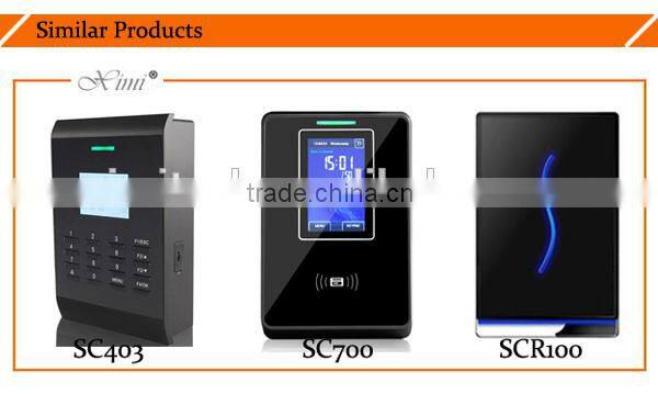 Standalone access control with free SDK sc203 time attendance with RFID card reader TCP/IP door lock