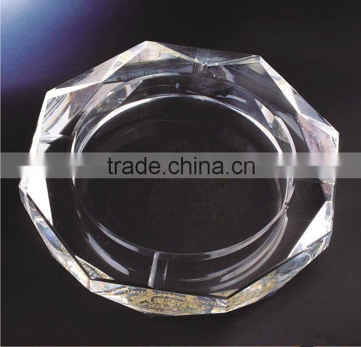 2015 acrylic crystal top grade elegant ashtray
