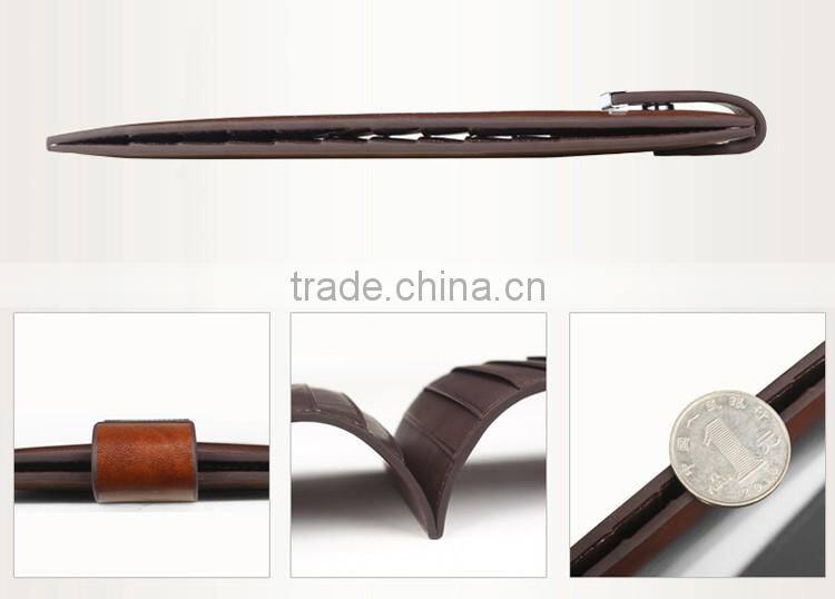 Fashion brand leather card holder with metal chain, multi-purpose holder