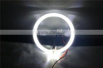 80mm 2.5 inch white color led DRL xenon lamp for toyota for volvo led angel eyes head lamp led halo rings kit