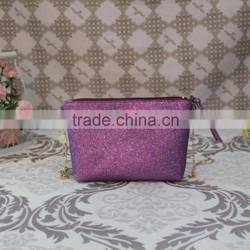 2014 New Fashion glitter bling bling sling bag cheap sling bag small sling bag