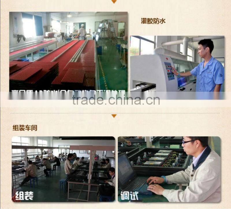 32x16 pixels alibaba express semioutdoor/indoor/outdoor p10 single red color led display module