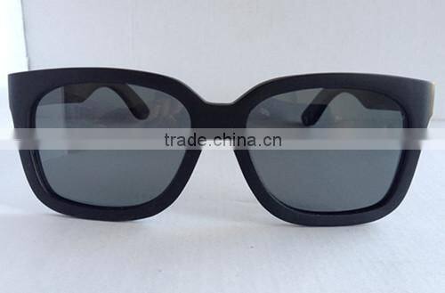 Meiaoqi Black bamboo polarized Pure handmade retro sunglasses for men