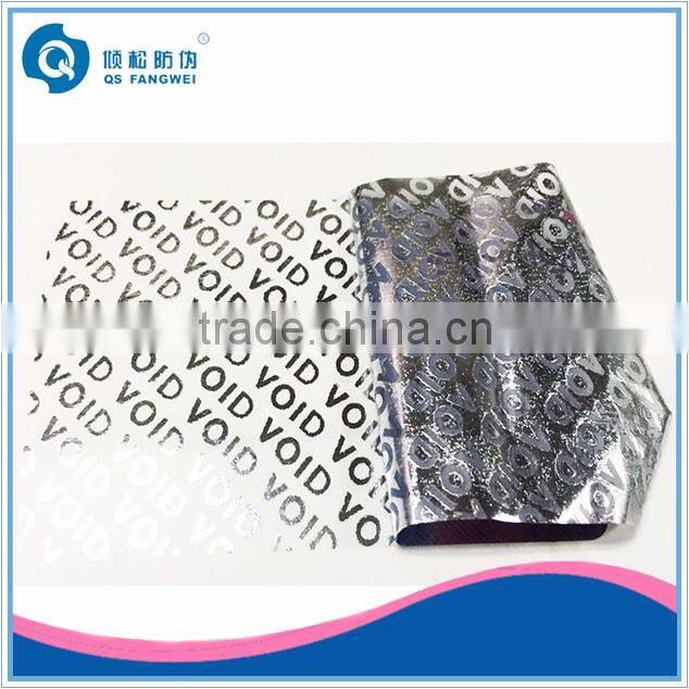 Warranty void label sticker, warranty sticker void if tampered, security waterproof label sticker