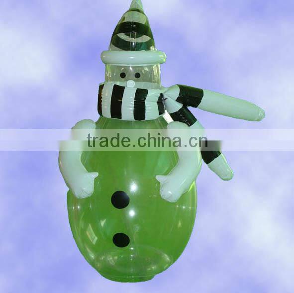 2015 Inflatable eco-friendly Christmas decorations,,PVC Christmas ornaments,lovely decorations for shops and stores