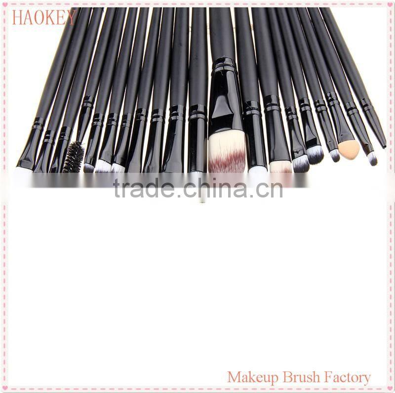 Wholesale 20 Pcs Pro Makeup Set Powder Foundation Eyeshadow Eyeliner Lip Cosmetic Brushes