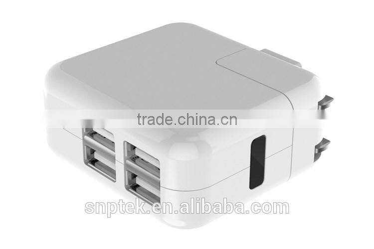 Multiple USB 4 Ports Charger Quick USB wall Charger for iPhone iPad SamsungGalaxy Pad