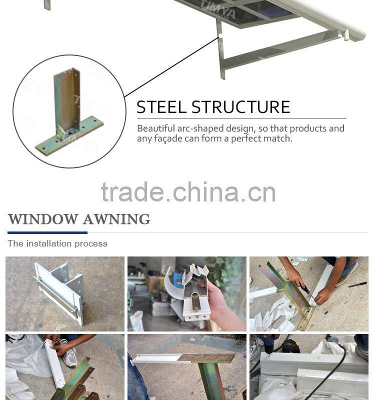 High grade aluminium awning, rain protect canopy /balcony sun shades