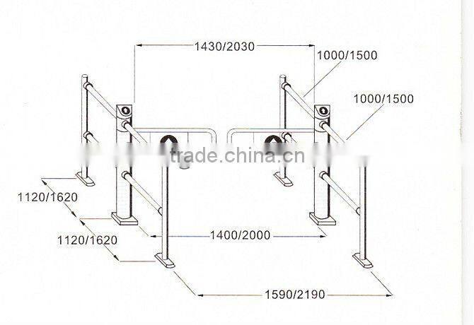 Supermarket automatic gate/swing gate/automatic induction supermarkets gate