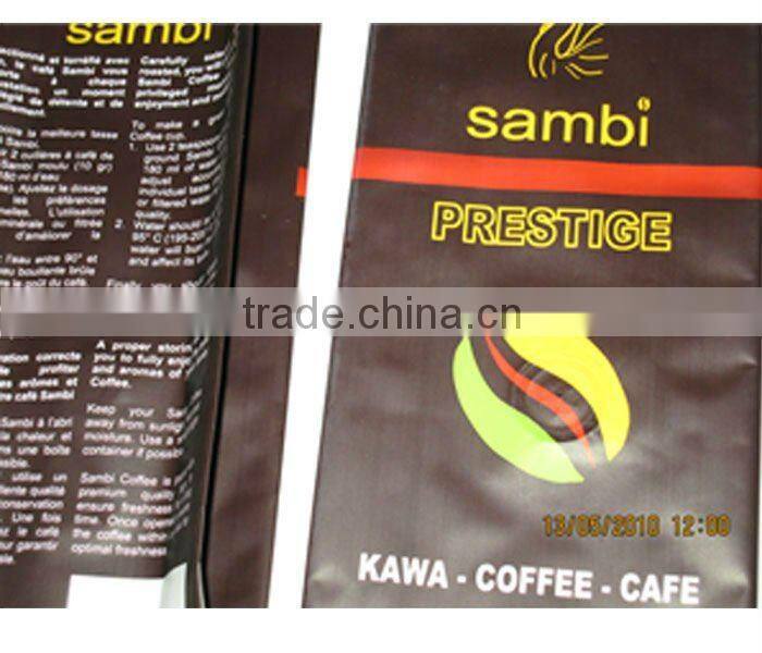 laminated coffee bag with valve