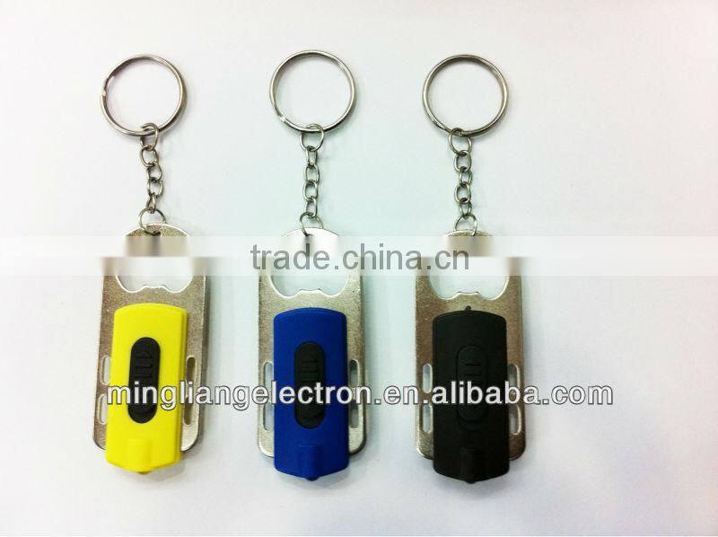 new bottle opener keychain with led light