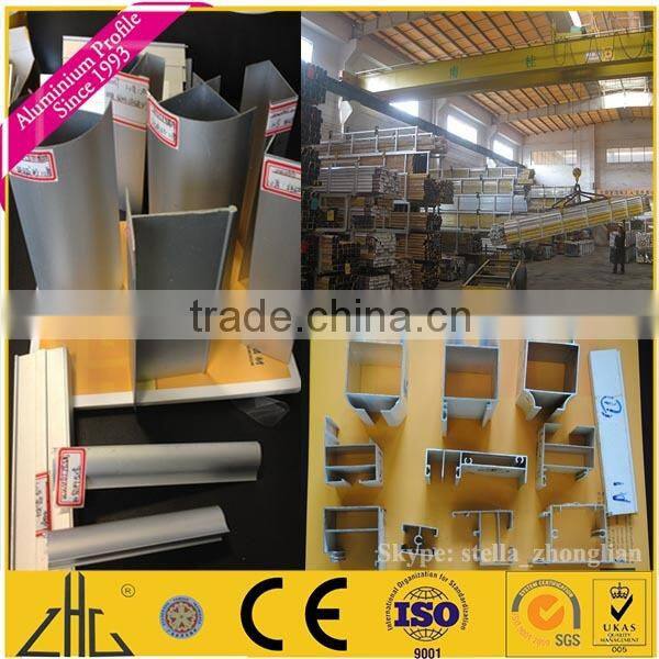 Wow!! triangular pipe aluminium prices/ aluminium awning track/ z-shaped aluminum profile/ polish aluminium titanium alloy price