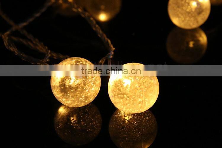 TZFEITIAN warm white round ball led string lights with CE ROHS approval