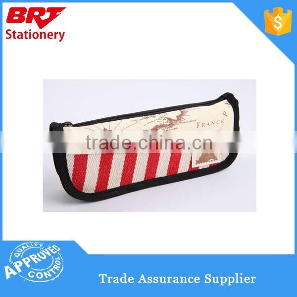 Simple Two Compartments Pencil Pouch