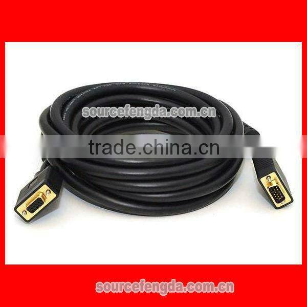 CL2 Rated SVGA HD15 male to female extension cable Gold plated